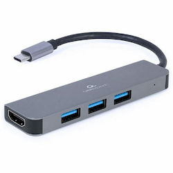 Cablexpert USB-C Dockingstation mit HDMI 4K (A-CM-COMBO2-01)