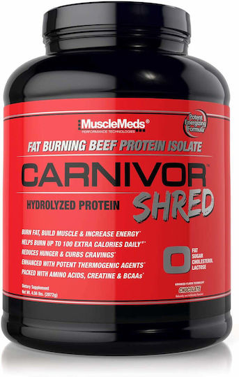 Muscle Meds Carnivor Shred Χωρίς Γλουτένη & Λακτόζη με Γεύση Σοκολάτα 2.072kg