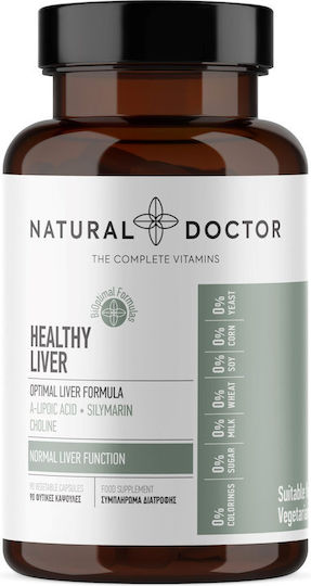 Natural Doctor Healthy Liver Ειδικό Συμπλήρωμα Διατροφής 90 φυτικές κάψουλες