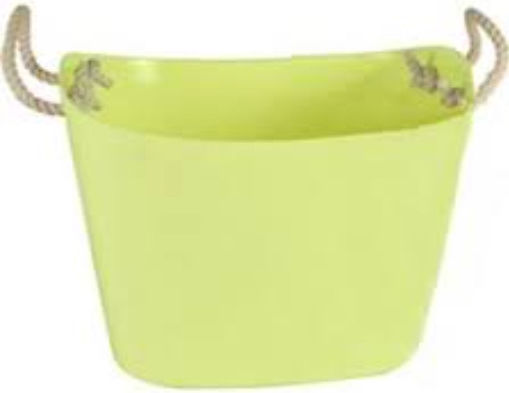 Lalos Storage Basket Plastic Green 34x31x27cm 1pcs