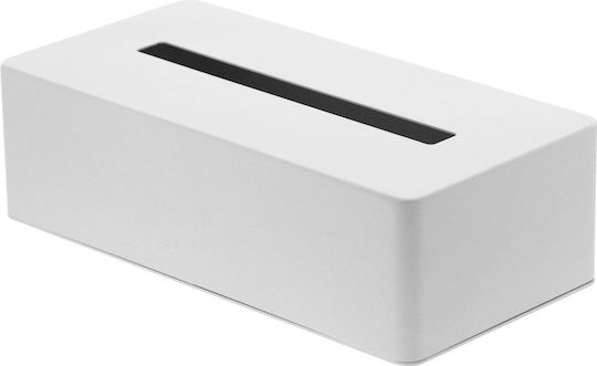 Yamazaki Suport pentru șervețele Metalică Albă 26.5x13.5x7.5cm 4215 Yamazaki Suport pentru șervețele Metalică Albă 26.5x13.5x7.5cm 4215