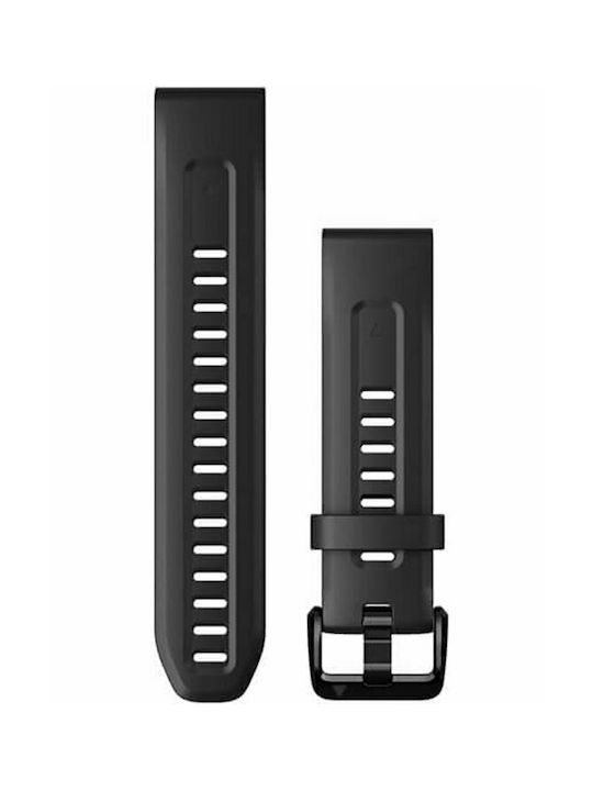 Garmin Quickfit 20 Λουράκι Σιλικόνης Μαύρο (Fen...