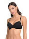 Bra with Light Padding Underwire Black