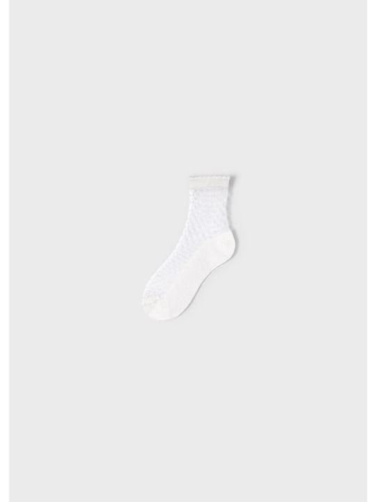 Mayoral Kids' Socks Knee-High Ecru