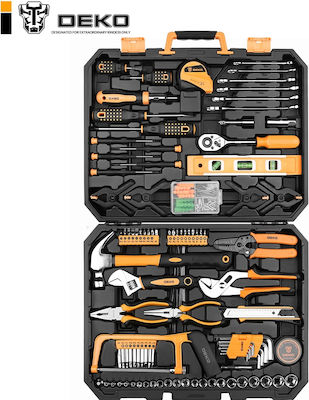 Deko DKMT168 Tool Case with 168 Tools