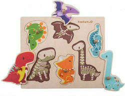 Holz Kinder Steckpuzzle Dinosaur 6pcs EverEarth