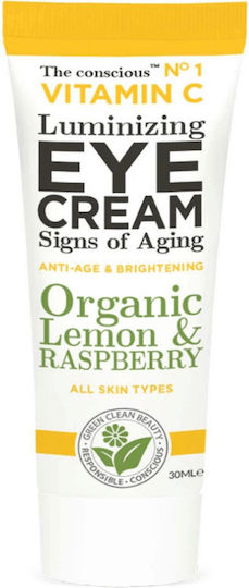 Biovene The Conscious Luminizing Eye Moisturiser for Anti-Wrinkle Moisturizing Dark Circles Eye Bags & Firming 30ml