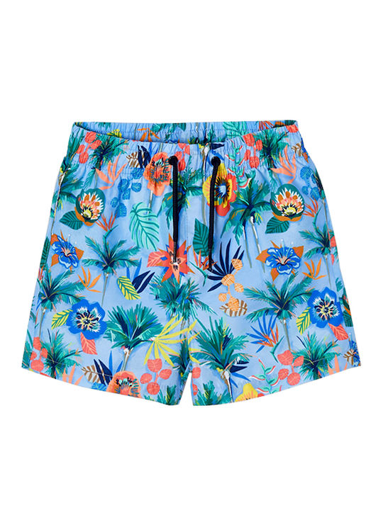 Mayoral Kids Swimwear Swim Shorts Light Blue