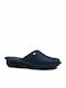 Anatomical Leather Women's Slippers Navy Blue