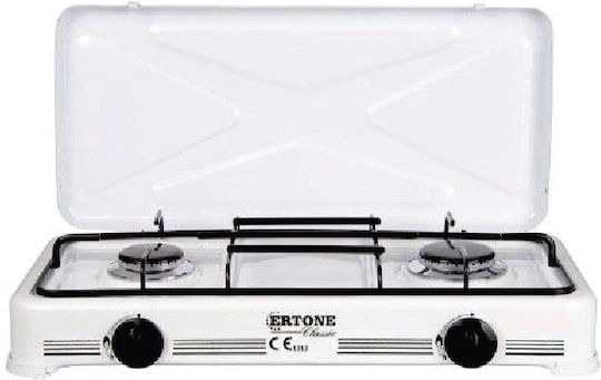 Neta Ertone ERT-MN-207AB Печки за плот Газов Двойна Бял