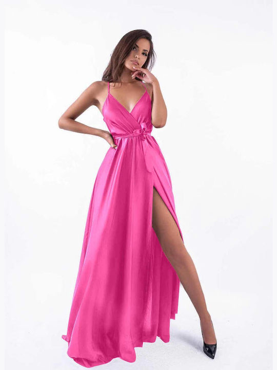 Розова рокля Maxi
