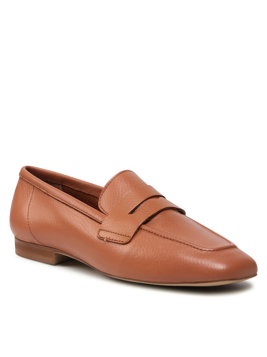 Gino Rossi Lords Γυναικεία Loafers σε Καφέ Χρώμα