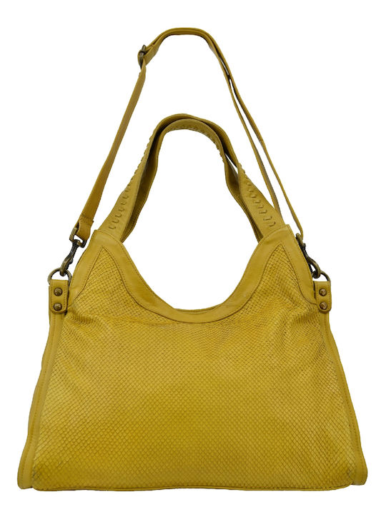 Leder 100 WOMEN'S LEATHER BAG CODE: 04-TASCHE-ILBS-6225 (D.GELB)