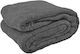 TnS Three-Seater Sofa Throw Chenille 150x280cm Gray