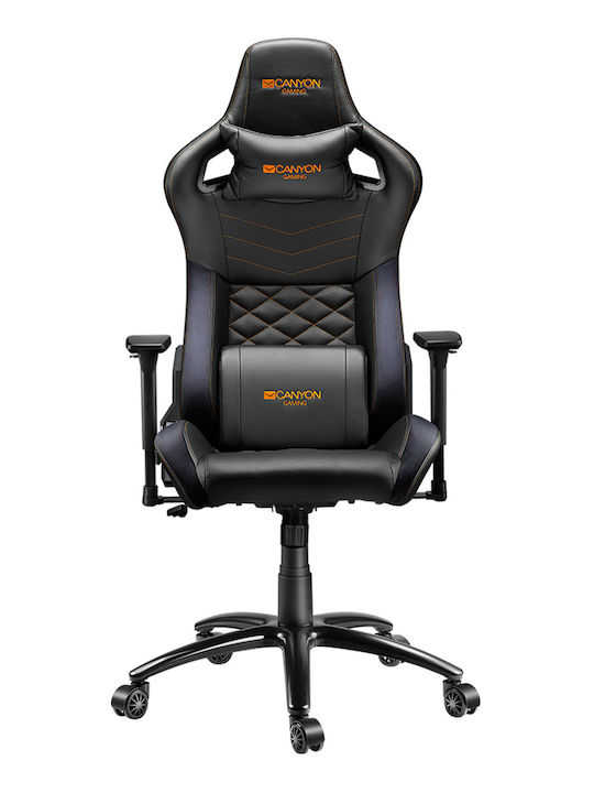 Canyon Nightfall GС-7 Καρέκλα Gaming Δερματίνης με Ρυθμιζόμενα Μπράτσα Μαύρη