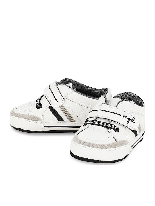 Mayoral Βρεφικά Sneakers Αγκαλιάς Λευκά