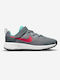 Revolution Kids Sports Shoes Running with Hoop & Loop Closure Grey