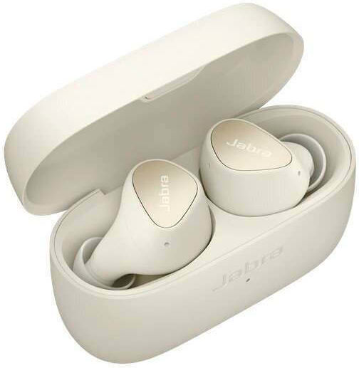Jabra Elite 3 In-ear Bluetooth Handsfree Căști cu Rezistență la Transpirație și Carcasă de Încărcare Beige