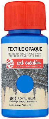 Royal Talens Art Creation Textile Opaque Liquid Craft Paint Blue for Fabric 5013 Royal 50ml