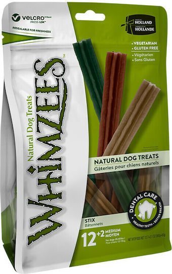 Whimzees Stix Treat for Dogs Against Tartar & Plaque 201gr 14 Pieces
