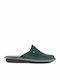 Castor Anatomic Men's Leather Slippers Green