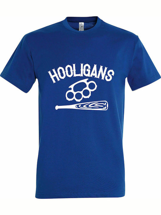 T-shirt Unisex " HOOLIGANS ",Königsblau