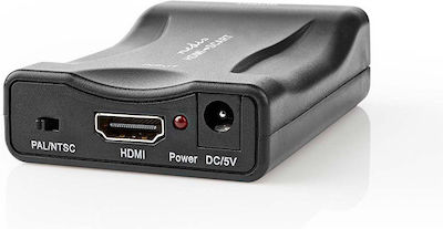 Nedis Convertor HDMI feminin în Scart feminin (VCON3461BK)
