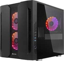 Chieftec Chieftronic M2 Gaming Mini Tower Computer Case with Window Panel Black