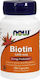 Now Foods Biotin Витамин за Косата & Кожата 1000mcg 100 капси