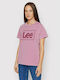 Lee Damen Sport T-Shirt Lila
