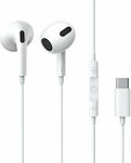Baseus Encok C17 In-ear Handsfree with USB-C Connector White