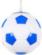 GloboStar Football Einfaches Licht Kinderdeckenleuchte Deckenleuchte mit Fassung E27 White/Blue 15x18cm