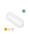 GloboStar Homie Επιτοίχια Εξωτερική Πλαφονιέρα LED IP65 11W με Θερμό Λευκό Φως 17x7x4.5εκ.
