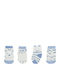 Mayoral Kids' Socks Knee-High Ecofriends Light Blue 4 Pairs