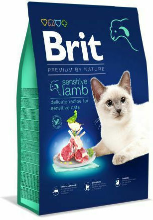 Brit Premium By Nature Sensitive Dry Food for Cats with Sensitive Gastrointestinal with Lamb 8kg