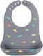 Stephen Joseph Dino Waterproof Bib Silicone wit...