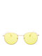 Limone Unisex Γυαλιά Ηλίου με Μεταλλικό Σκελετό Yellow Transparent