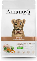 Amanova Kitten Dry Food for Juvenile Cats with Chicken 1.5kg