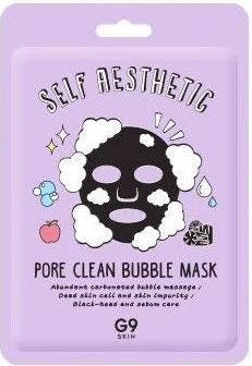 G9 Skin Self Aesthetic Pore Clean Bubble Sheet Μάσκα Προσώπου για Καθαρισμό