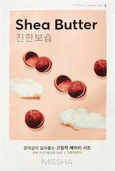 Missha Airy Fit Sheet Mask Mască Textilă de Față cu Unt de Shea 19gr Missha Airy Fit Sheet Mask Mască Textilă de Față cu Unt de Shea 19gr