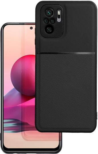 Forcell Noble Back Cover Σιλικόνης Μαύρο (Redmi Note 10 Pro)