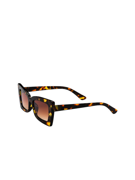 Taranto Sunglasses with Tartarooga Brown Tartaruga Plastic Frame and Brown Gradient Lens 03-2351-1