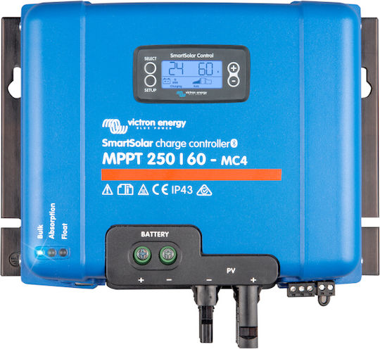 Victron Energy SmartSolar MPPT 250/60-MC4 Соларен контролер на заряд 48V 60Спецификация