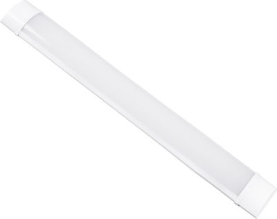 GloboStar LED Kommerzielle lineare Beleuchtung Leuchte Decke 20W Naturweiß IP65 B60xH2.5cm