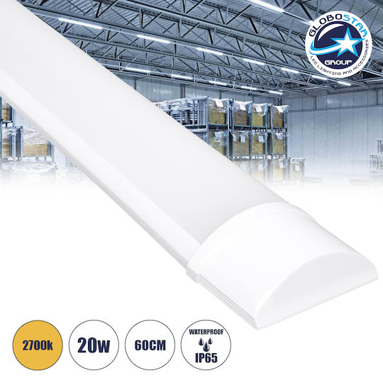 GloboStar Lighting Batten Outdoor with Integrated LED 20W 60cm