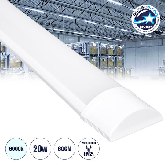 GloboStar Lighting Batten Outdoor with Integrated LED 20W 60cm