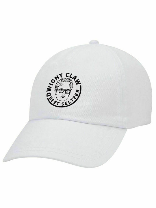 The office Dwight Claw (beet seltzer), Adult Baseball Hat White 5-Panel (POLYESTER, ADULT, UNISEX, ONE SIZE)