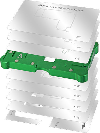 Best BST-1023APLUS Reballing-Schablone für Mobiltelefon-Reparaturwerkzeuge BST-1023APLUS