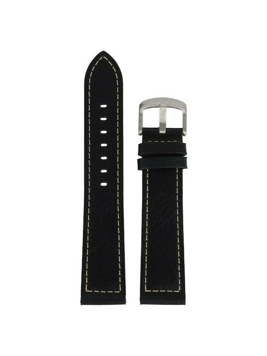 Rochet Leather Strap Black 18mm