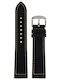 Rochet Lederriemen Schwarz 22mm